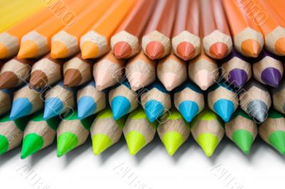 Layered Colored Pencils