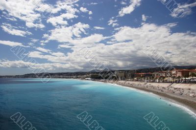 Nice beach from above