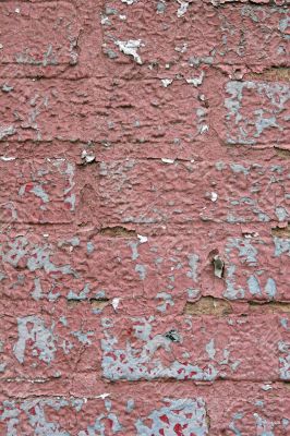 Peeling Painted Bricks