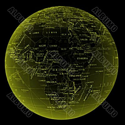 globe world africa