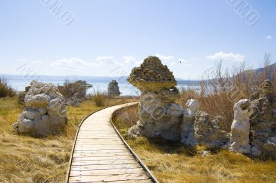 Tufa formations at Mono Lake