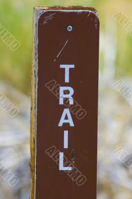 Trail Sign at Mono Lake