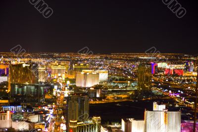 Las Vegas, Nevada, at night