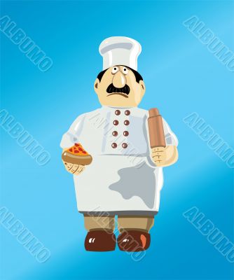 cook in a uniform cook in a uniform