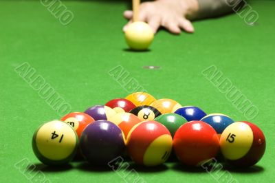 Pool break Pool break