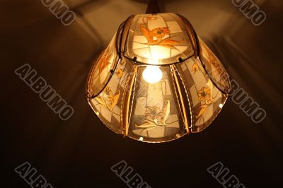 Lamp in a pretty