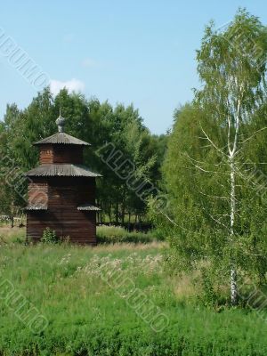 Museum of wooden architecture. Chapel 1