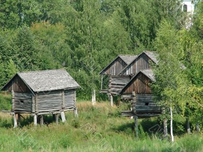 Museum of wooden architecture. Baths