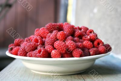 Tasty healthy raspberry