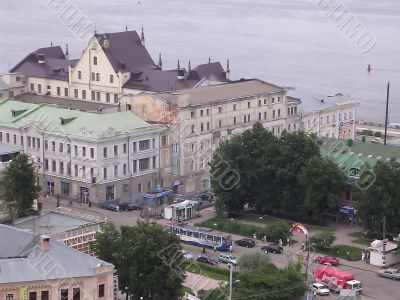 Nizhny Novgorod, top view
