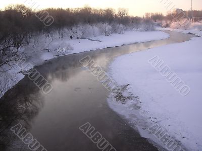 Russia, Tver, Volga flows