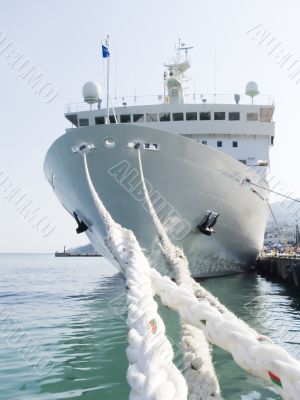 Berthing ropes