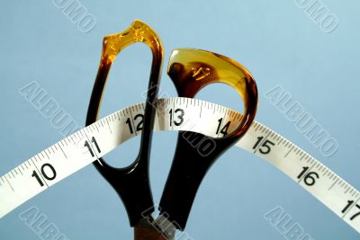 Tailor Scissors And Tape Measure Tailor Scissors And Tape Measure