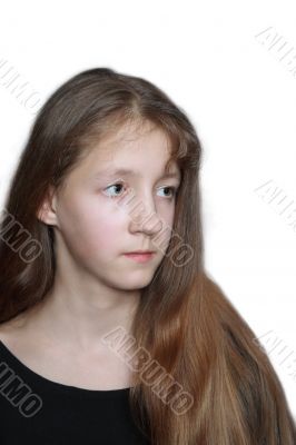 Portrait of teenage girl