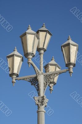 Old-fashioned street lamp