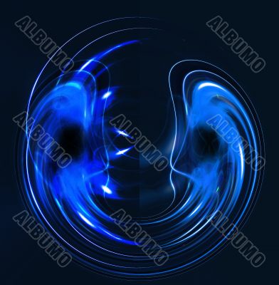 Abstract luminous background