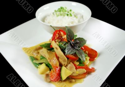 Creamy Thai Chicken Curry 1