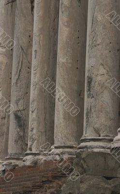 Detail,  columns Temple