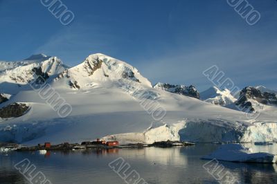 Mountains &amp; glaciers with research station
