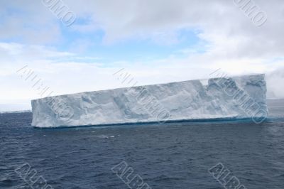 Tabular iceberg in Antarctic Sea