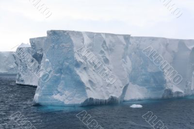 Tabular iceberg in Antarctic Sea