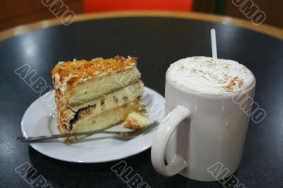 Cake and coffee