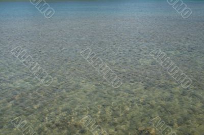 Clear seawater