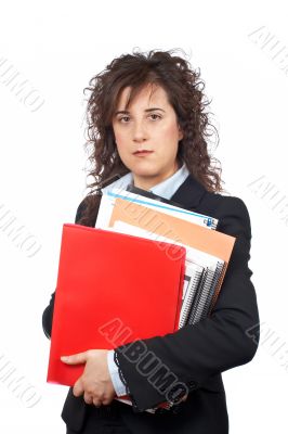 Busy business woman Busy business woman