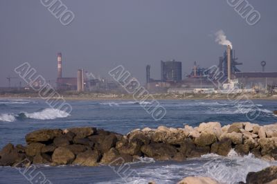 Beach refinery