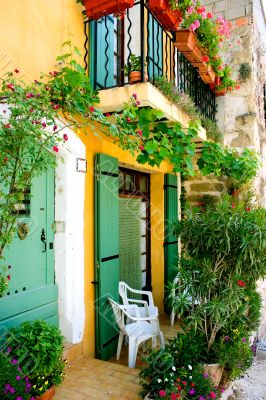 Decorate with flowers