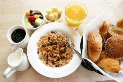 Breakfast Series - Cereal, Breads and Coffee
