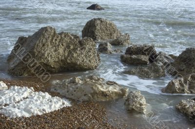 Rocks in the sea