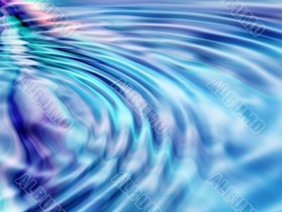 Rippling water