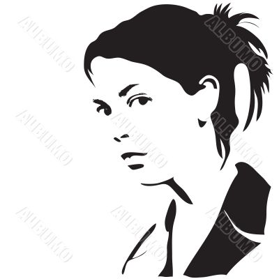 Woman silhouette