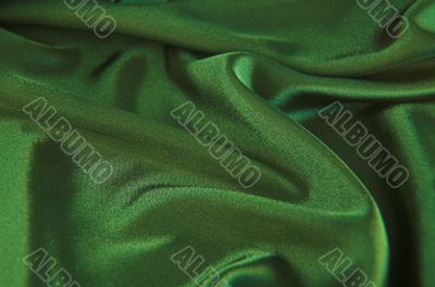 Green satin