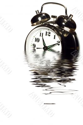 clock in water