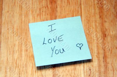A love note A love note
