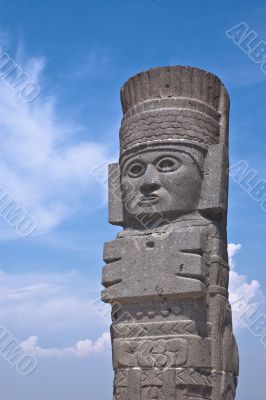 Toltec Warrior statue