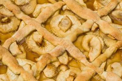 tasty apple and marmalade pie bakground