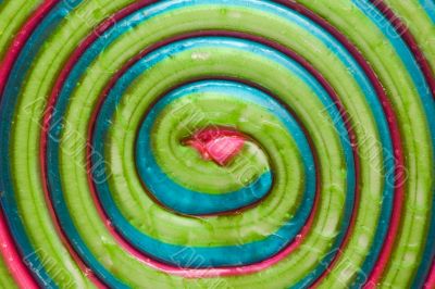 Colorful lollipop spiral background
