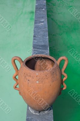Vase on the water