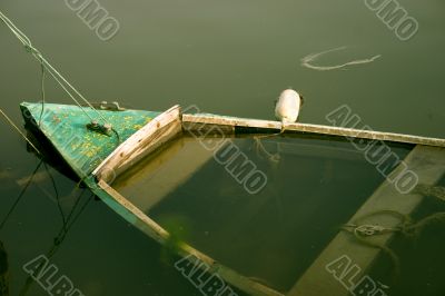 Sinking boat