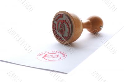  Merry Christmas rubber stamp