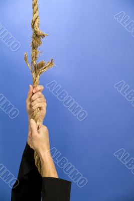 Hanging by a thread Hanging by a thread