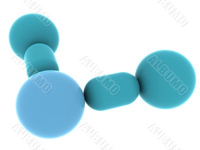 molecular structure.