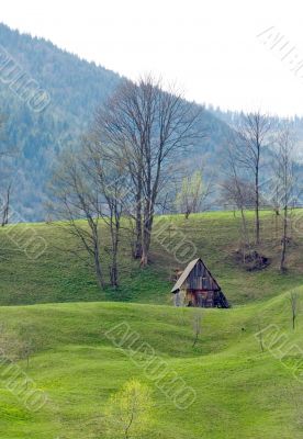 Small house on the hill