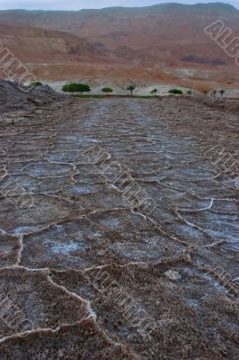 Ancient mountains of the Dead Sea.