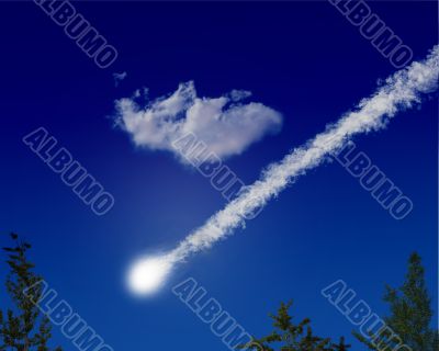 Big Impact - Meteor Comet Firebal