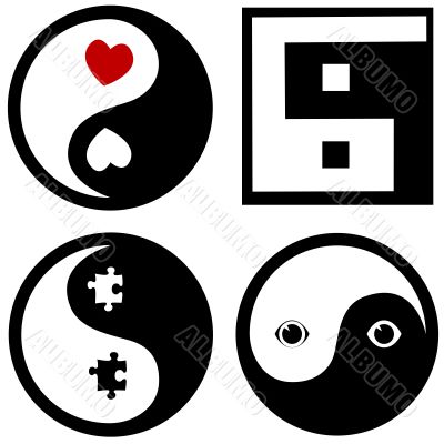 Conceptual YinYang Symbols