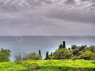 Ancient park. Crimea.